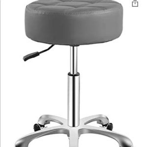 Rolling Adjustable Stool with Wheels for Working